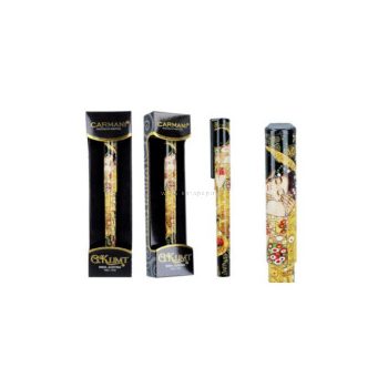 Golyóstoll kupakkal, műanyag, Klimt: The Kiss