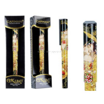 Golyóstoll kupakkal, műanyag, Klimt: The Kiss