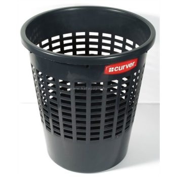 Papírkosár, 11 l, CURVER, fekete
