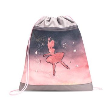   Tornazsák, BELMIL "Ballerina", fekete-rózsaszín, balerina