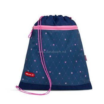 Tornazsák, BELMIL "Hearts", kék, szívek