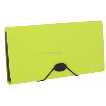   Harmonikamappa, PP, DL, A6 13 rekeszes, DELI "Rio", világoszöld