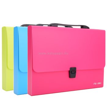   Irattáska, PP, A4, 1 rekeszes, DELI "rio", vegyes szín