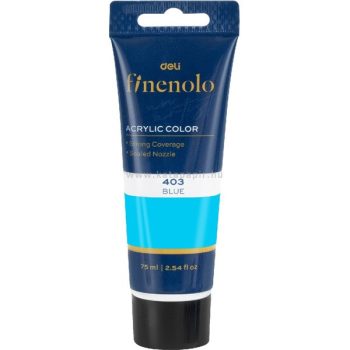 Deli Finenolo 75ml világoskék akrilfesték