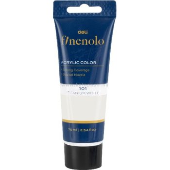 Deli Finenolo 75 ml fehér akrilfesték