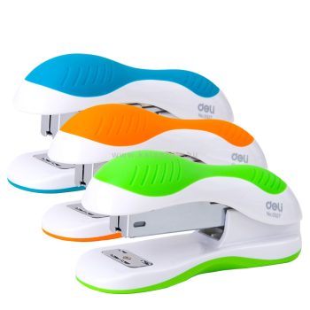   Tűzőgép, 24/6, 26/6, 25 lap, DELI "VIVID", vegyes szín