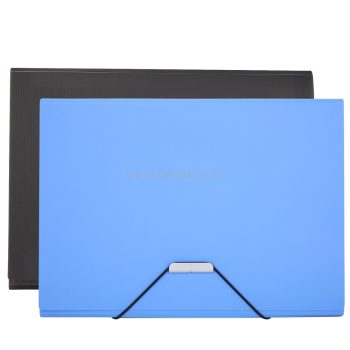   Gumismappa, PP, A4, 7 rekeszes, DELI "START", vegyes szín