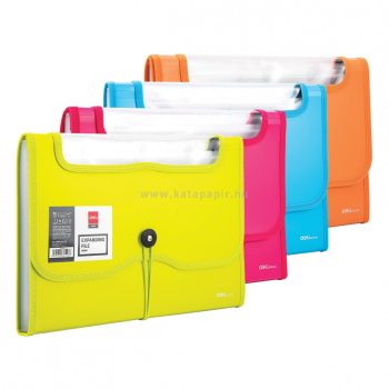   Irattáska, PP, A4, 13 rekeszes, DELI "Rio", vegyes színben