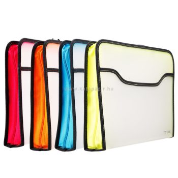   Irattáska, PP, A4, 1 rekeszes, DELI "rio", vegyes szín