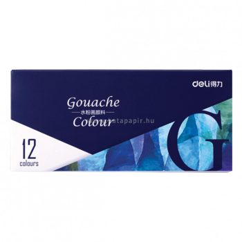   Tempera készlet (gouache), 12x12 ml, DELI "Arte Nuevo", 12 különböző szín