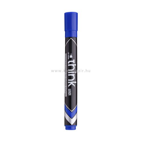 Alkoholos marker, 1,5-5,0 mm, vágott, DELI "Think", kék