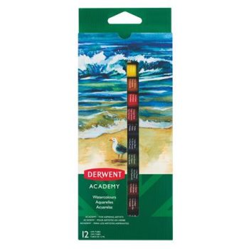   Tempera készlet, 12 darabos, 12 ml, DERWENT "Academy"