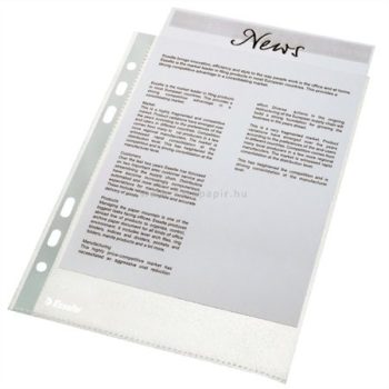   Genotherm, lefűzhető, A5, 43 mikron, narancsos felület, ESSELTE, 100 db/cs