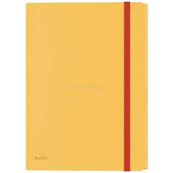   Gumis mappa, extra tasakkal, PP, A4, LEITZ "Cosy" melegsárga