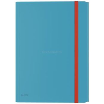   Gumis mappa, extra tasakkal, PP, A4, LEITZ "Cosy", nyugodtkék