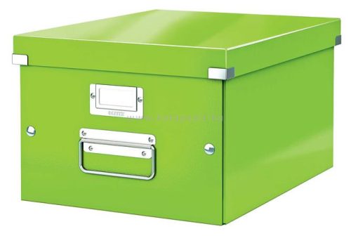 Irattároló doboz, A4, LEITZ "Click&Store", zöld