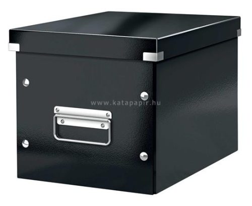 Tároló doboz, M méret, LEITZ "Click&Store", fekete