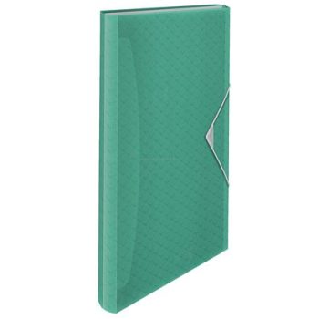   Harmonikamappa, A4, PP, 6 rekeszes, ESSELTE "Colour' Ice", zöld