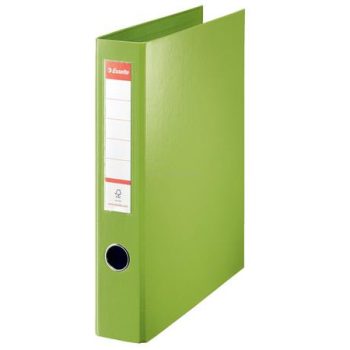   Gyűrűs könyv, 4 gyűrű, D alakú, 60 mm, A4 maxi, PP, ESSELTE "Jumbo Vivida", zöld