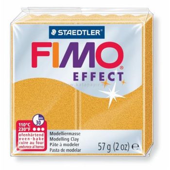   Gyurma, 57 g, égethető, FIMO "Effect", metál arany 0.057 kg/db
