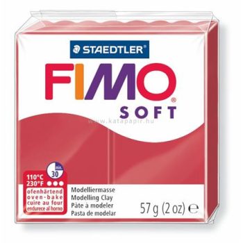   Gyurma, 57 g, égethető, FIMO "Soft", meggy piros 0.057 kg/db
