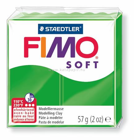 Gyurma, 57 g, égethető, FIMO "Soft", trópusi zöld 0.057 kg/db