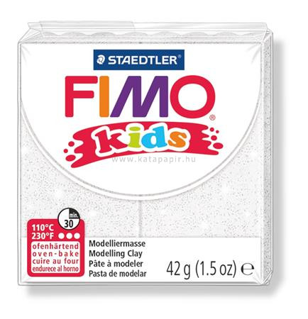 Gyurma, 42 g, égethető, FIMO "Kids", fehér 0.042 kg/db