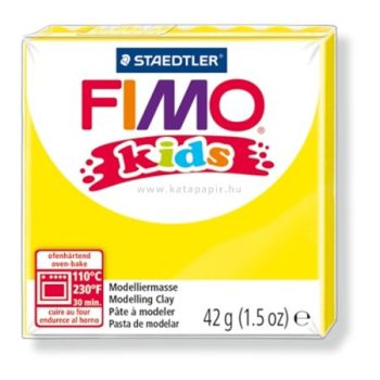   Gyurma, 42 g, égethető, FIMO "Kids", sárga 0.042 kg/db