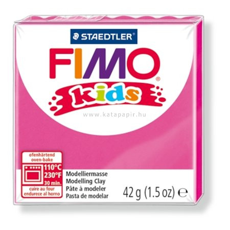 Gyurma, 42 g, égethető, FIMO "Kids", rózsaszín 0.042 kg/db