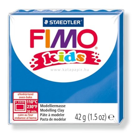 Gyurma, 42 g, égethető, FIMO "Kids", kék 0.042 kg/db