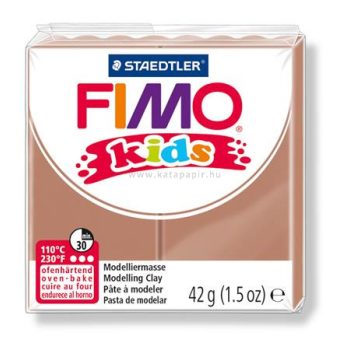   Gyurma, 42 g, égethető, FIMO "Kids", világosbarna 0.042 kg/db