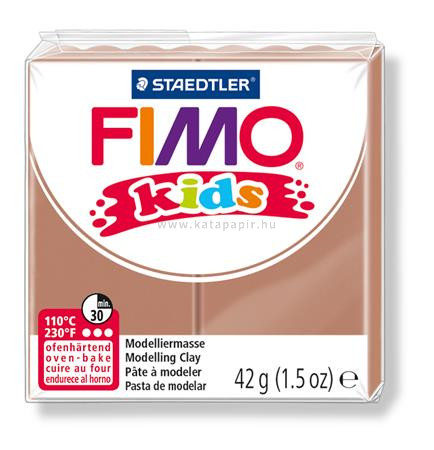 Gyurma, 42 g, égethető, FIMO "Kids", világosbarna 0.042 kg/db