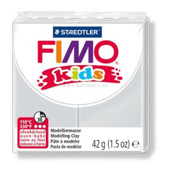   Gyurma, 42 g, égethető, FIMO "Kids", világosszürke 0.042 kg/db