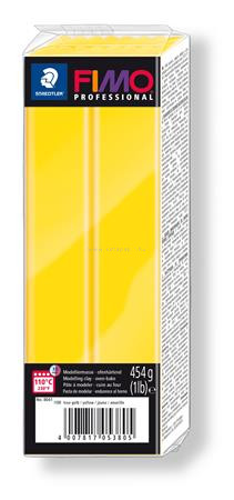Gyurma, 454 g, égethető, FIMO "Professional", sárga 0.454 kg/db