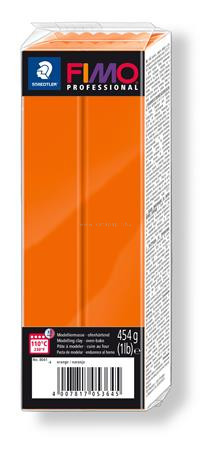 Gyurma, 454 g, égethető, FIMO "Professional", narancssárga 0.454 kg/db