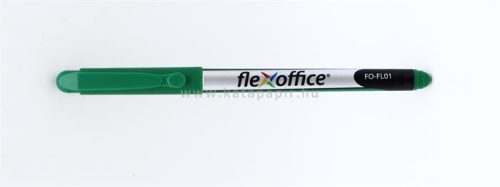 Tűfilc, 0,3 mm, FLEXOFFICE "FL01", zöld