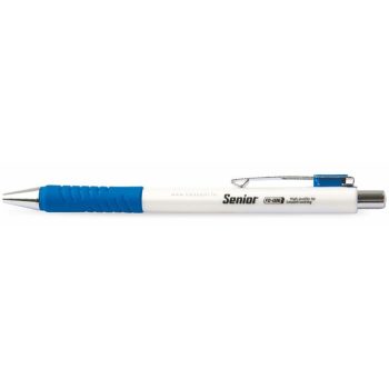   Golyóstoll, 0,4 mm, nyomógombos, FLEXOFFICE "Senior", kék