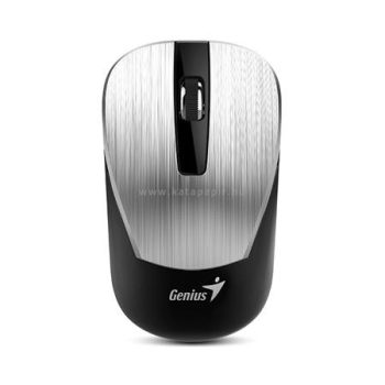   Egér, vezeték nélküli, optikai, normál méret, GENIUS "NX-7015" ezüst