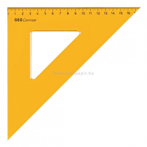 Háromszögvonalzó, műanyag, 45/45/90°, 18-25 cm, Aristo "GEO College"