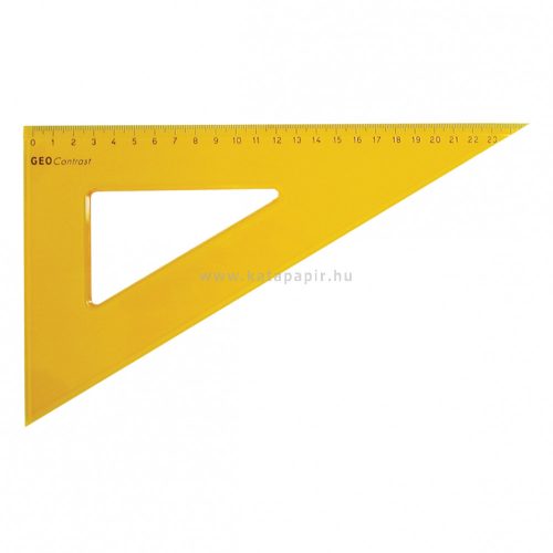 Háromszögvonalzó, műanyag, 45/45/90°, 22-32 cm, Aristo "GEO College"