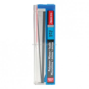 Nyomósirón betét, 2H, 0,7 mm, Aristo "GEO Pen"