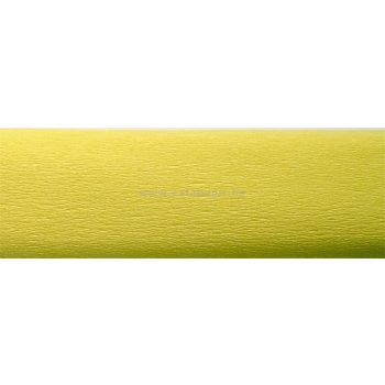 Krepp-papír, 50x200 cm, VICTORIA, világossárga