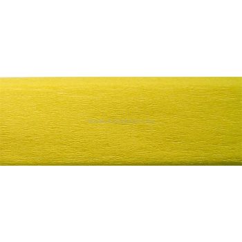 Krepp-papír, 50x200 cm, VICTORIA, citromsárga