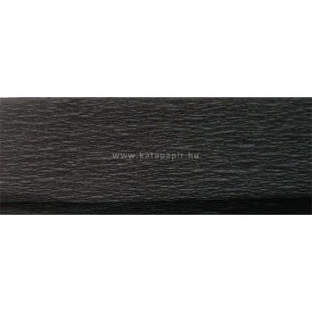 Krepp-papír, 50x200 cm, VICTORIA, fekete