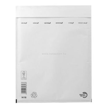  Légpárnás tasak, 290x370 mm külméret, 270x360 mm belméret, VICTORIA PAPER, "W8", fehér