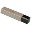 Golyóstoll, 0,7 mm, nyomógombos, ezüst színű klip, rozsdamentes acél tolltest, PARKER "Royal Jotter", kék