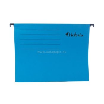 Függőmappa, karton, A4, VICTORIA, kék