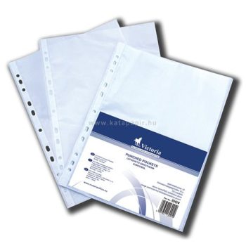 Genotherm, lefűzhető, A4, 50 mikron, víztiszta, VICTORIA