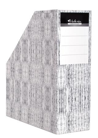 Iratpapucs, karton, 90 mm, VICTORIA, "Textil"