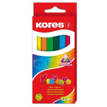 Zsírkréta, normál, KORES, 12 darabos